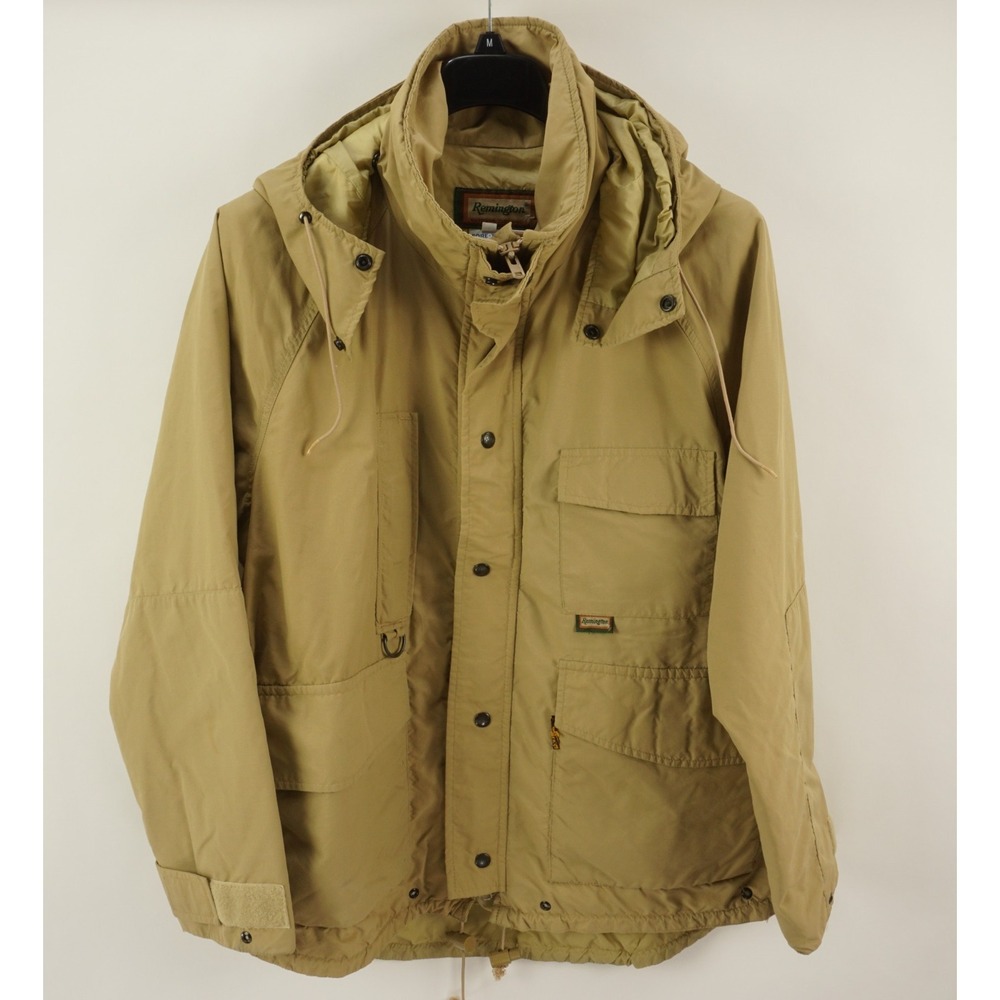 Vintage 1980s Remington USA Goretex Field Hunting Parka Jacket Mens Large Canvas